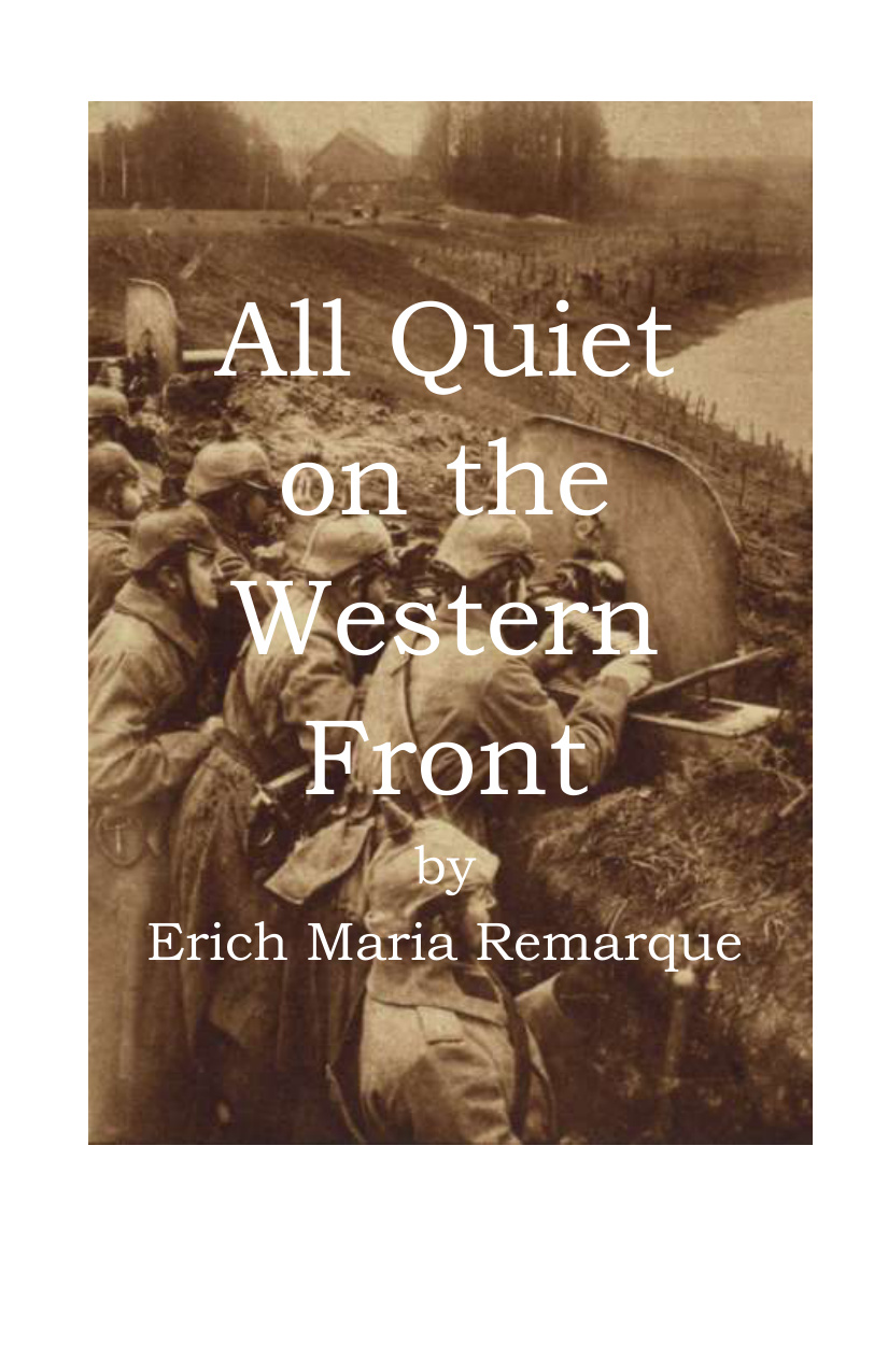 All Quiet On The Western Front book cover