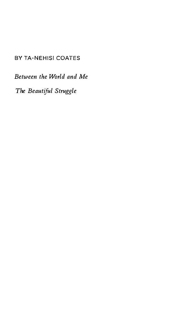 Between The World And Me book cover