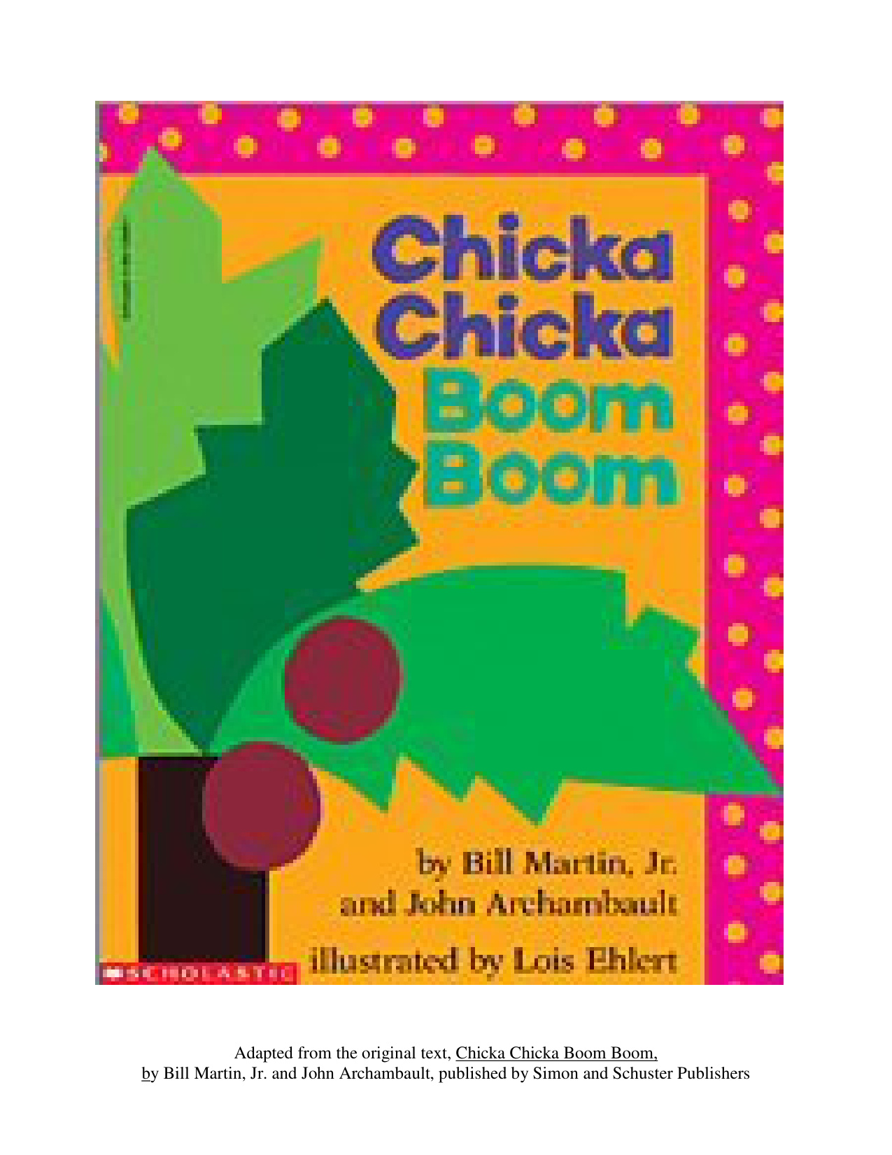 Chicka Chicka Boom Boom book cover