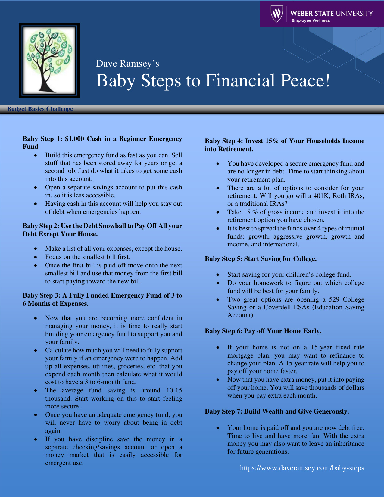 Dave Ramsey Baby Steps book cover