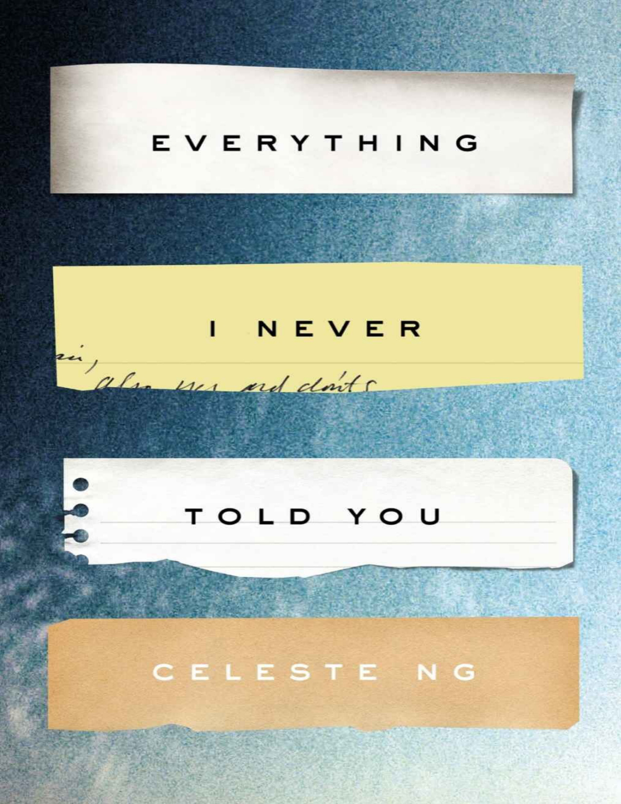 Everything I Never Told You book cover