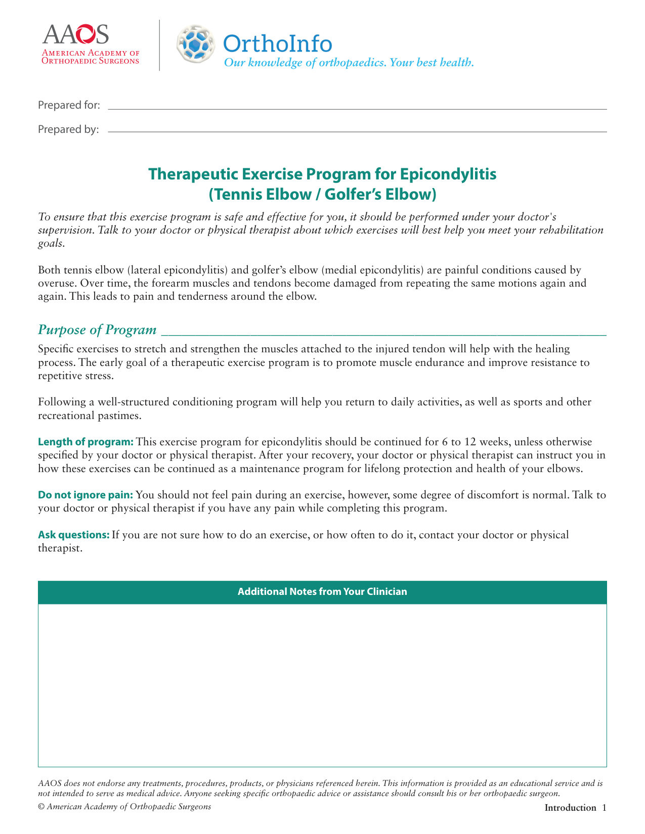 Exercises For Tennis Elbow book cover