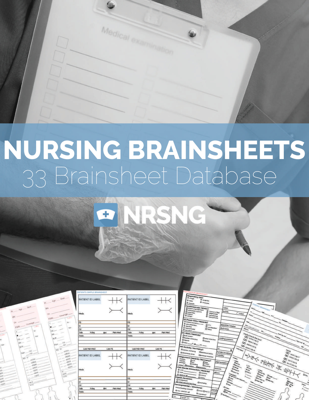 Free Printable Nursing Report Sheet book cover