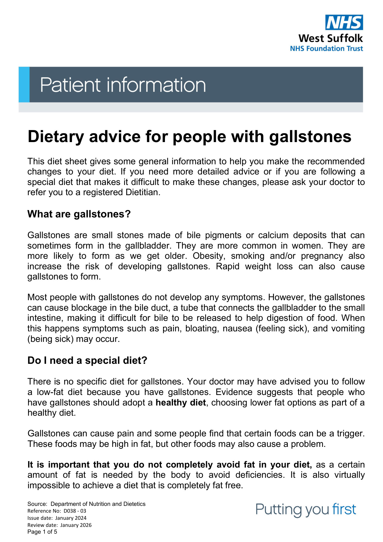 Gallstones Diet Sheet book cover