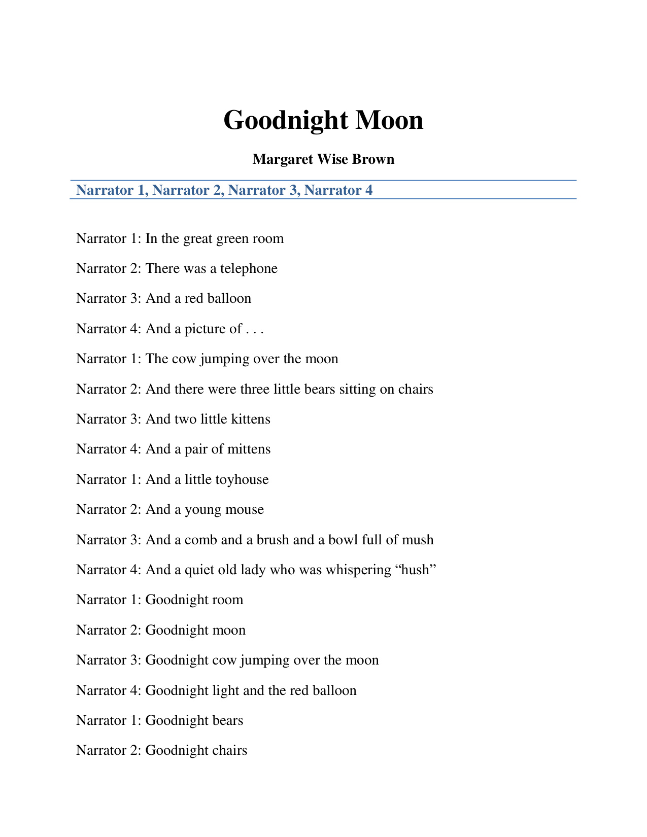 Goodnight Moon book cover