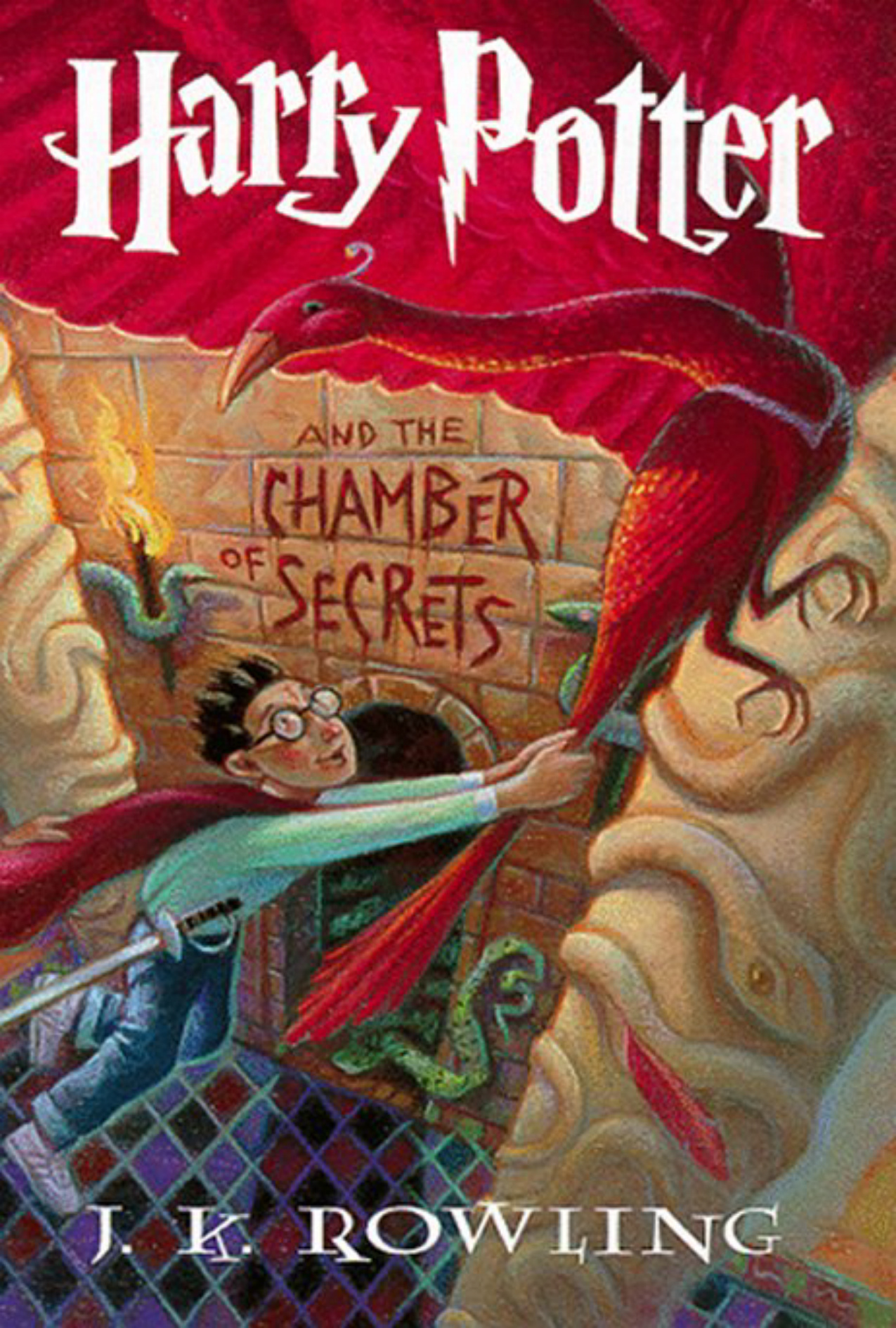 Harry Potter And The Chamber Of Secrets book cover