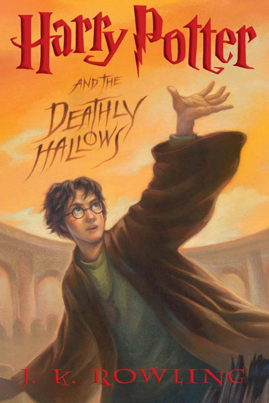 Harry Potter And The Deathly Hallows book cover