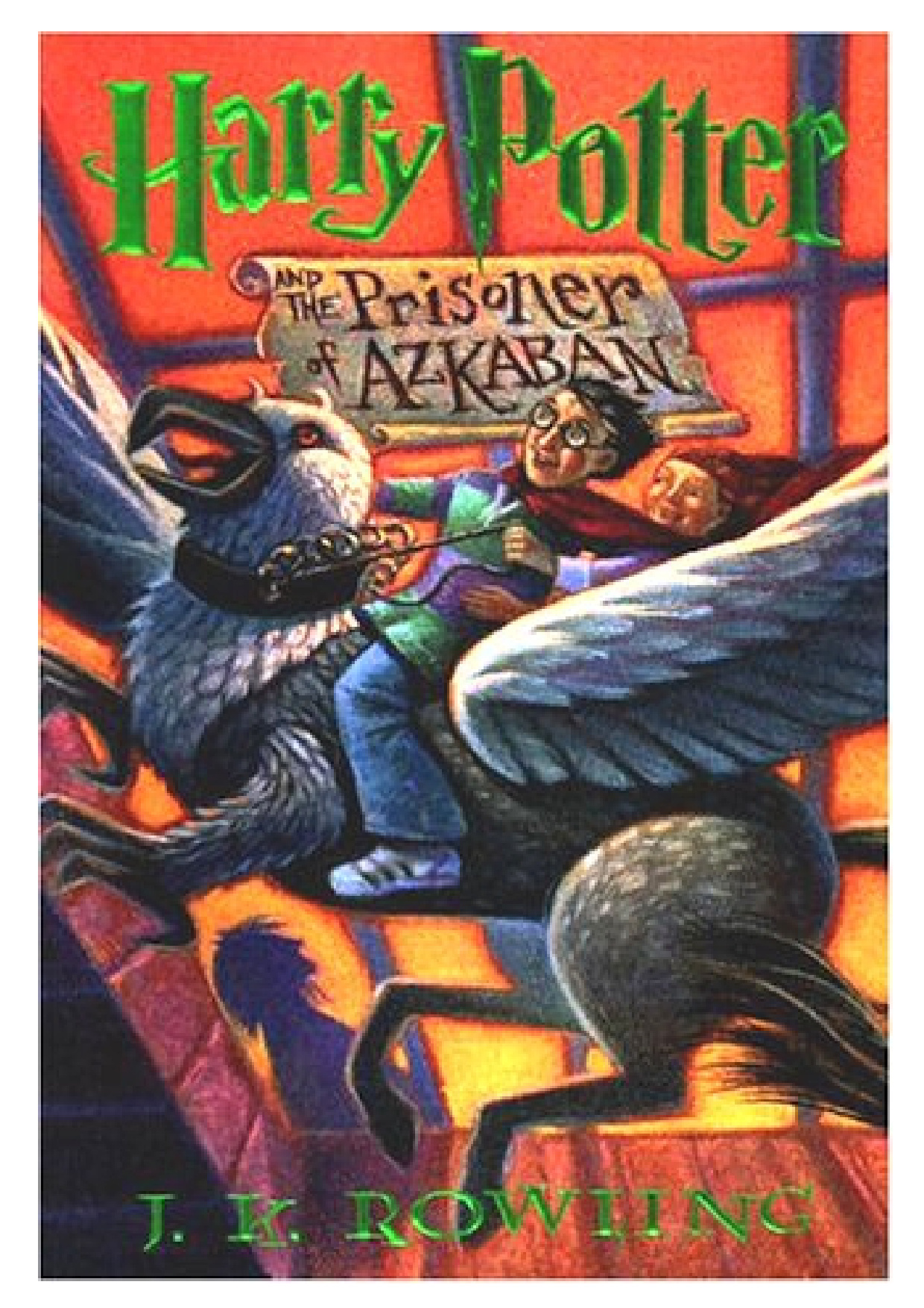 Harry Potter And The Prisoner Of Azkaban book cover