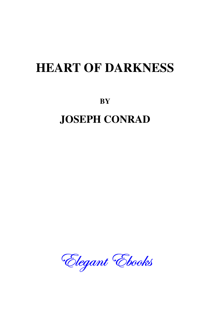 Heart Of Darkness book cover