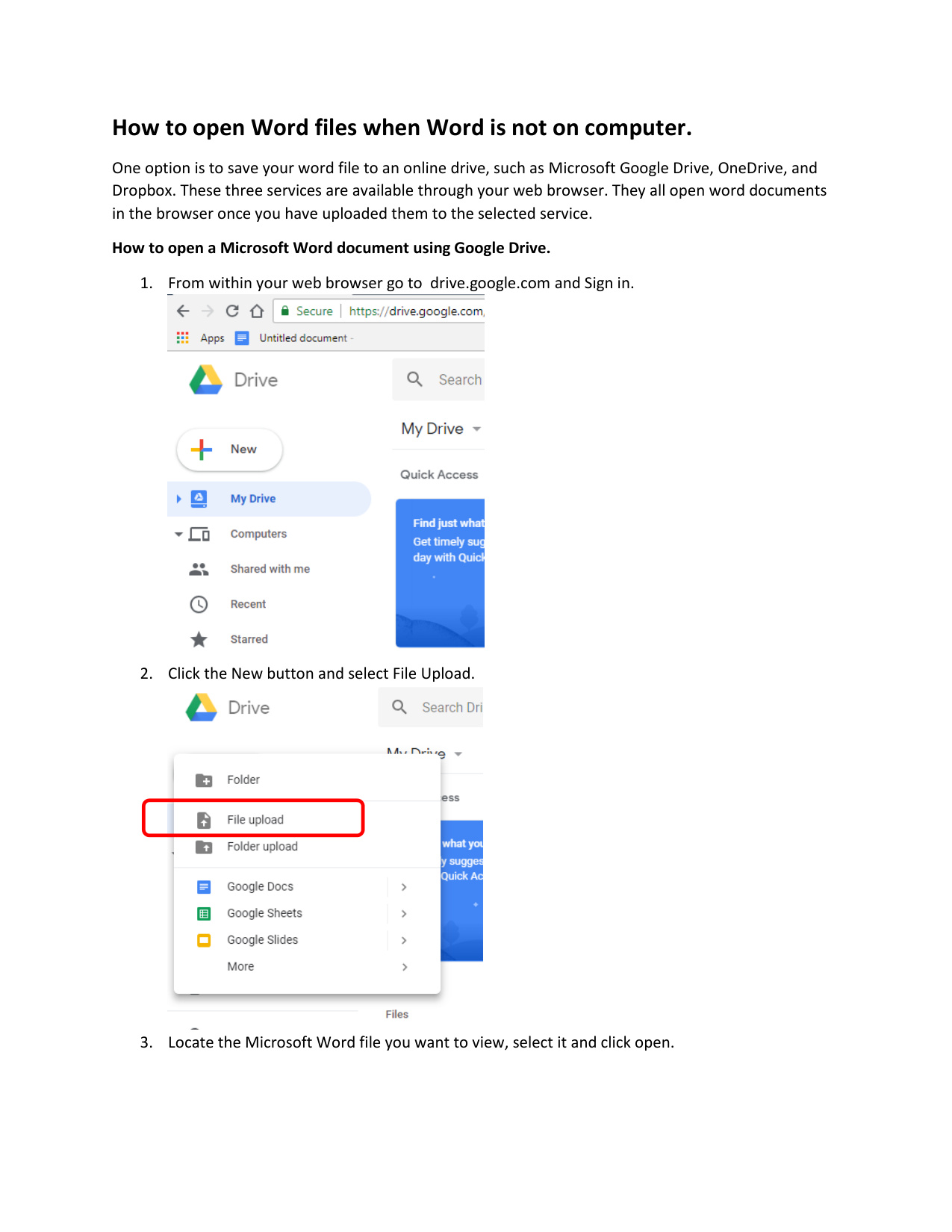 How To Open  In Word book cover