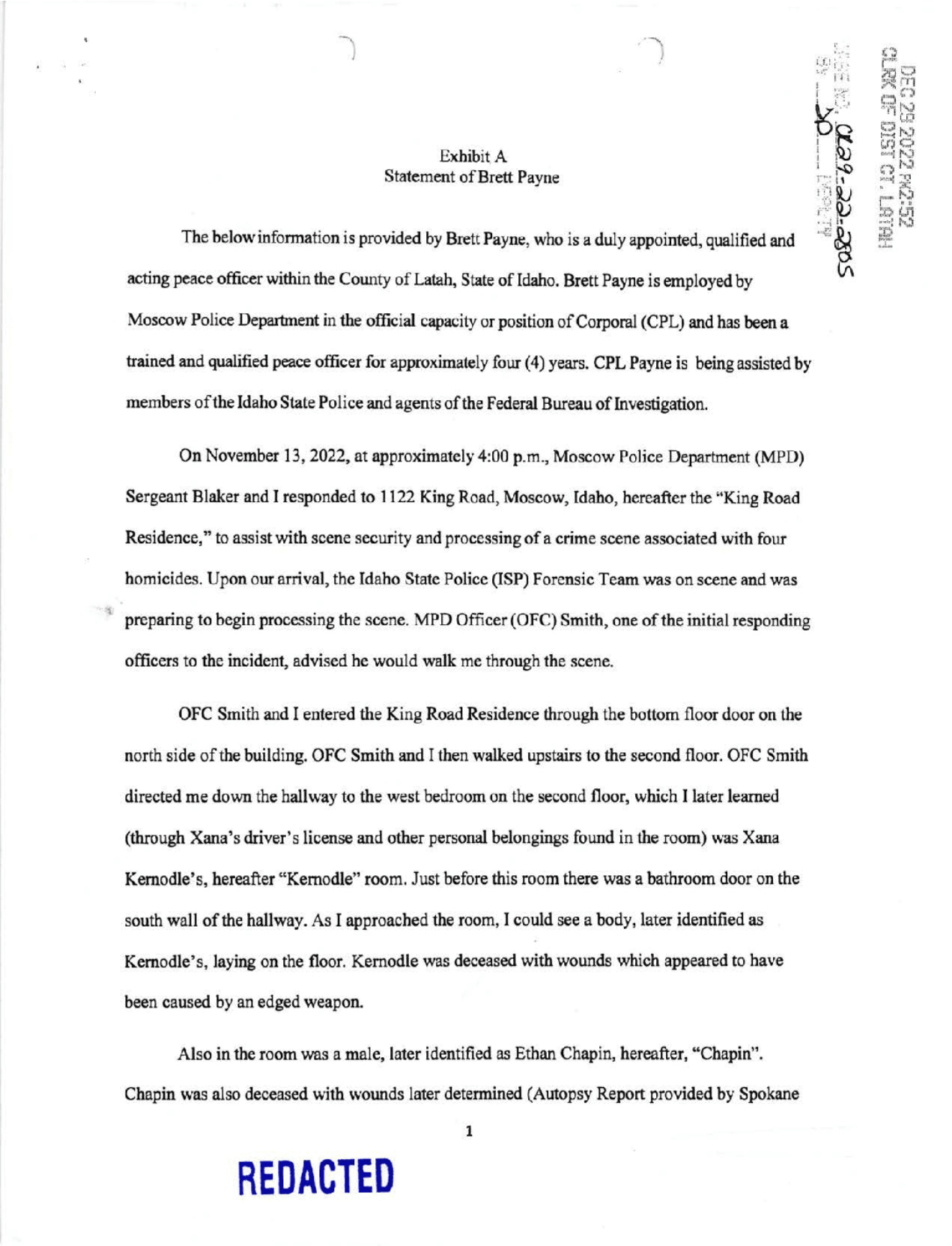 Idaho Affidavit book cover