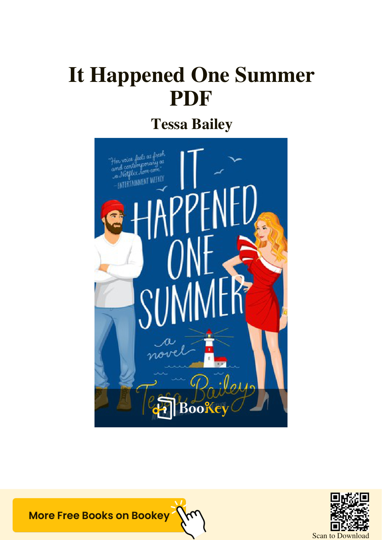 It Happened One Summer book cover