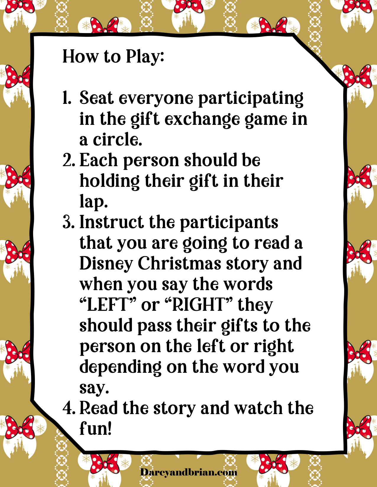 Left And Right Christmas Game book cover