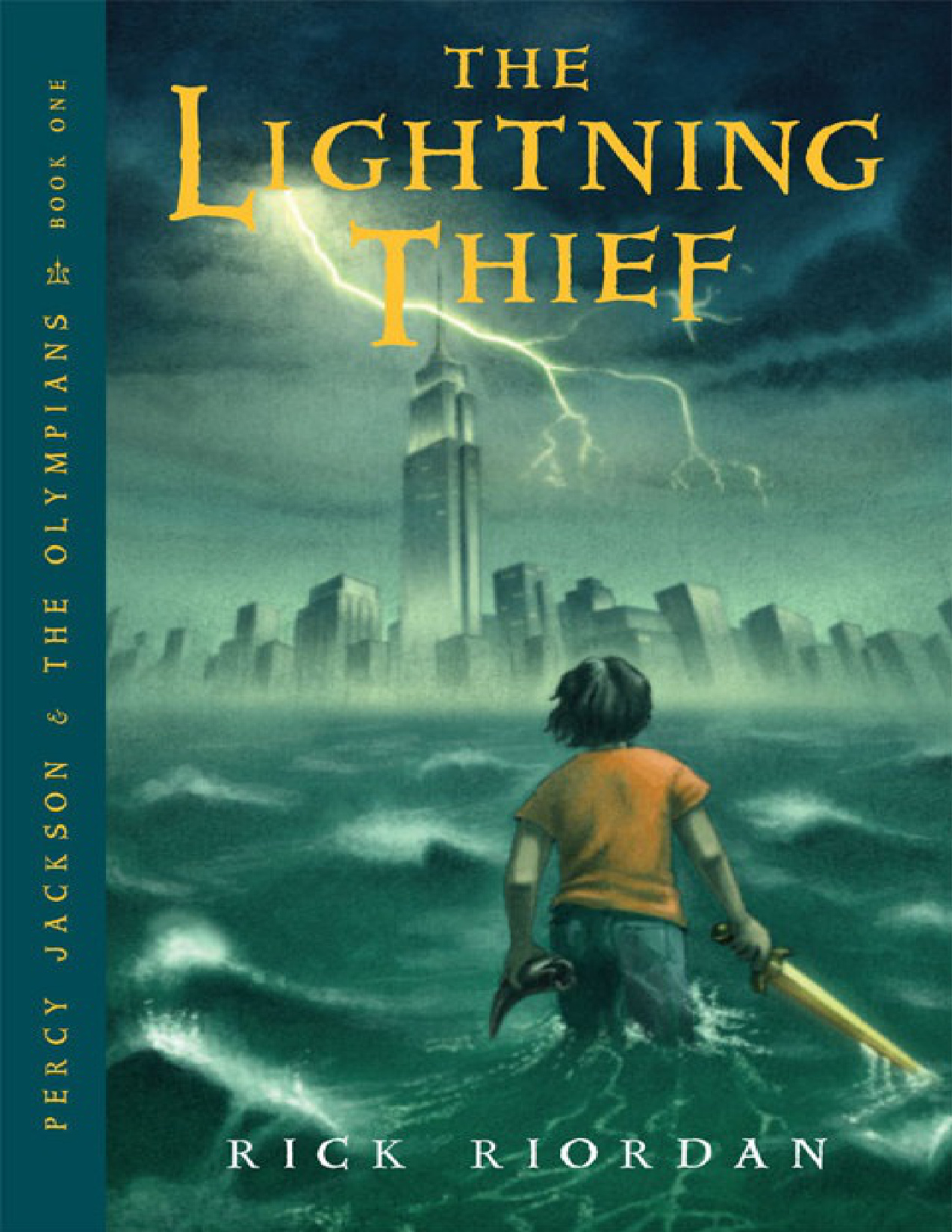 Lightning Thief book cover