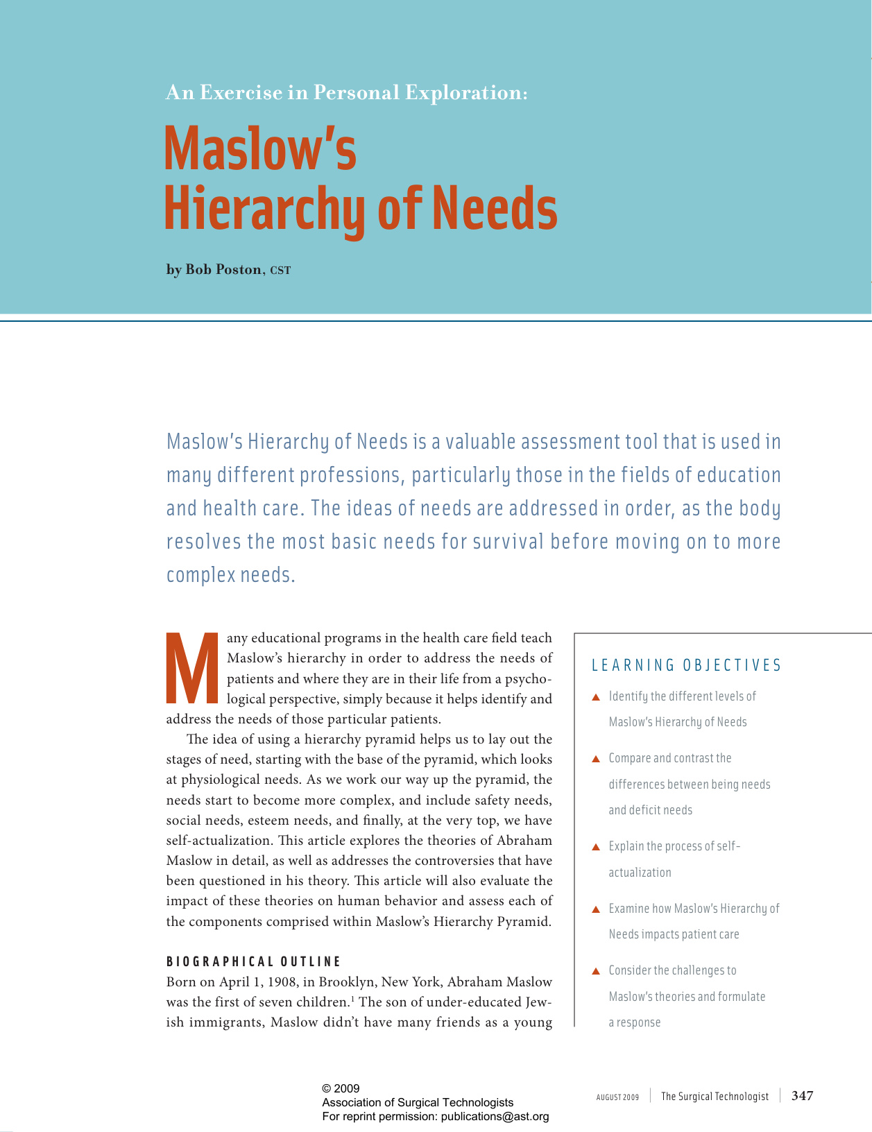 Maslows Hierarchy Of Needs book cover