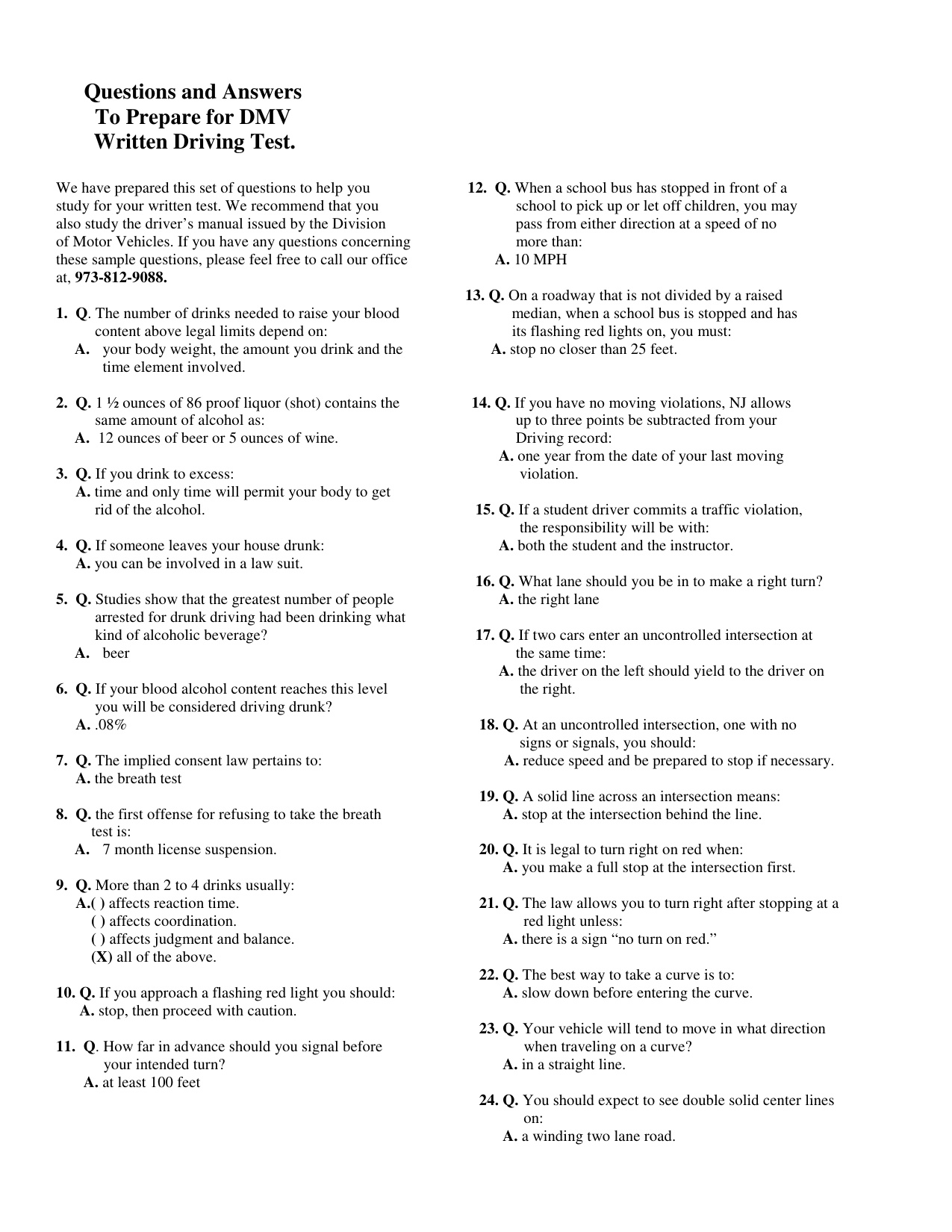 Nj Driving Test Questions And Answers  2022 book cover