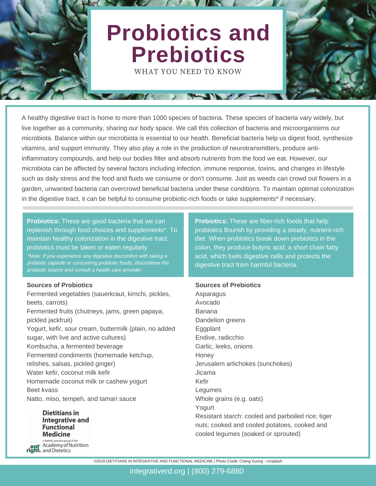 Prebiotic Foods List book cover