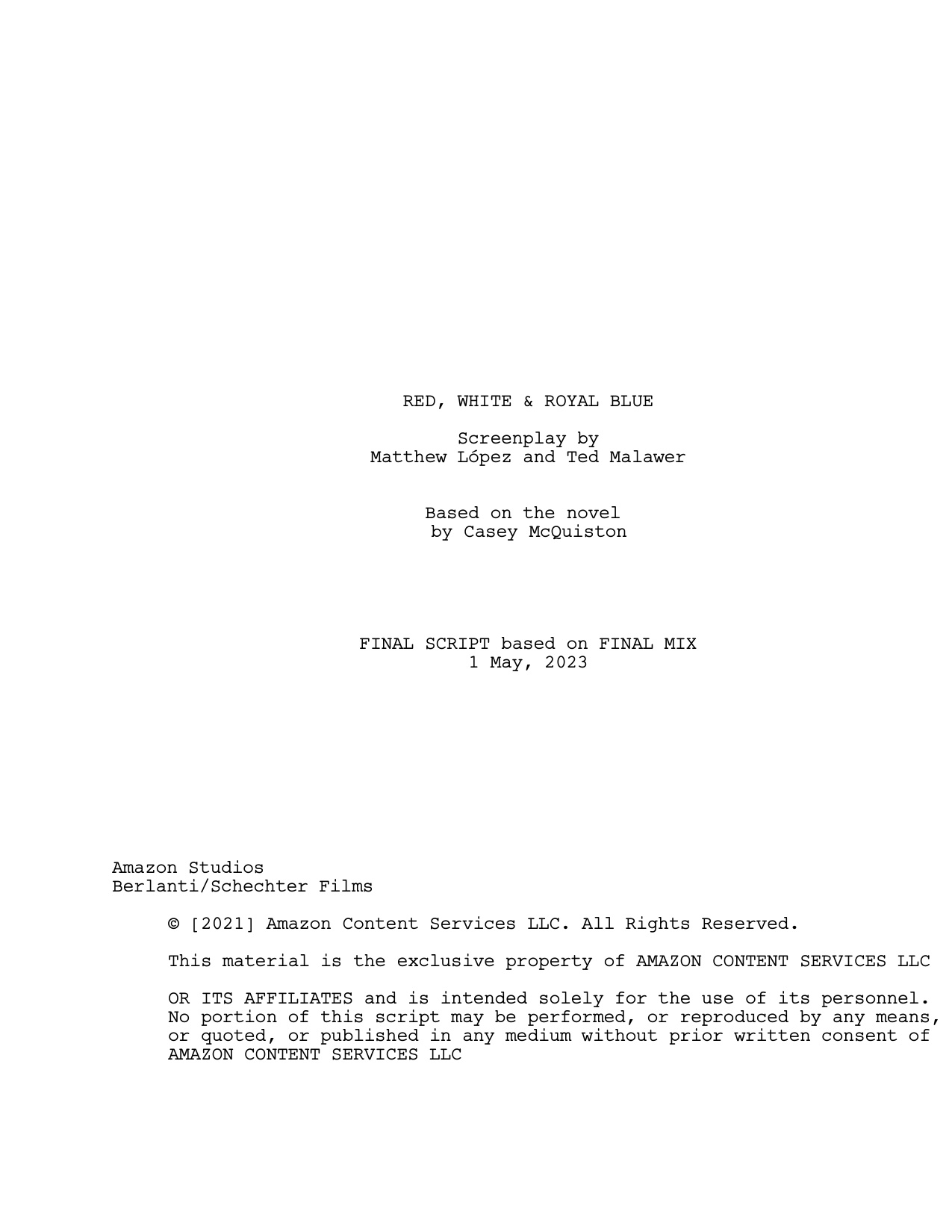 Red White And Royal Blue book cover