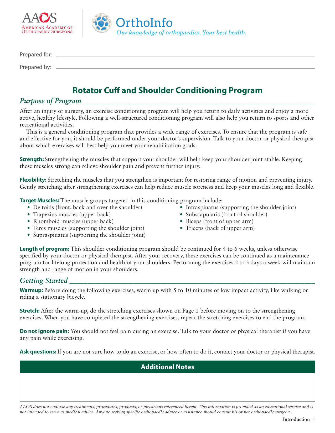 Rotator Cuff Strengthening Exercises book cover