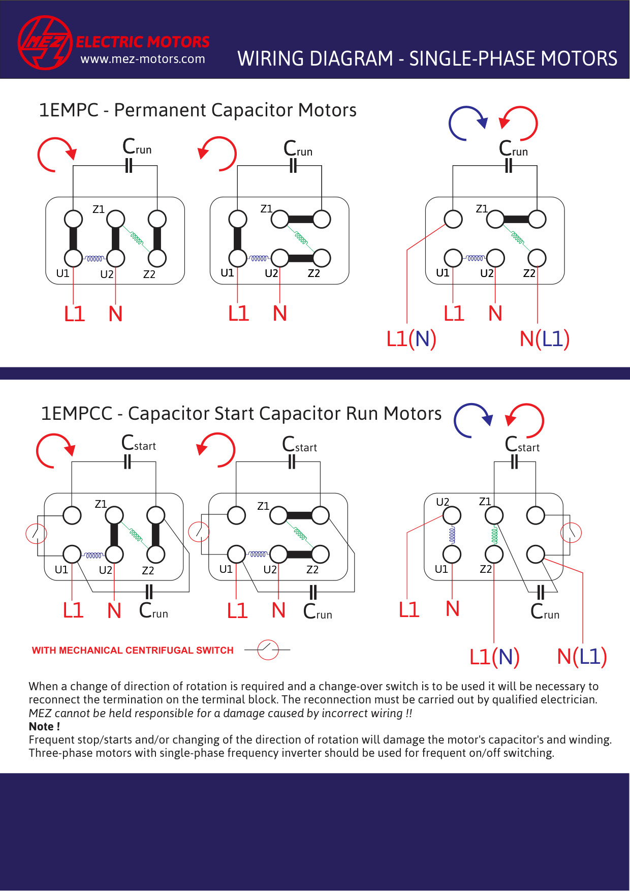Single Phase Motor Wiring Diagram With Capacitor Start book cover