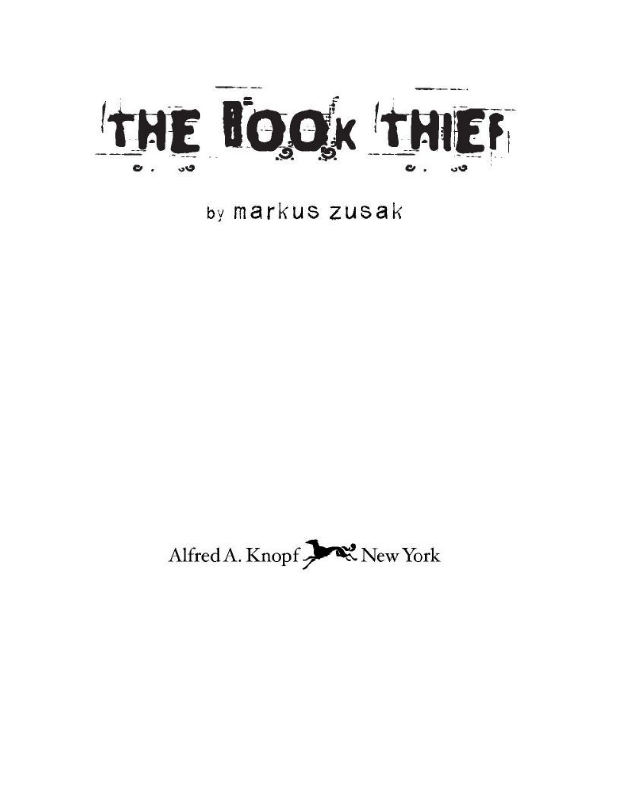 The Book Thief book cover