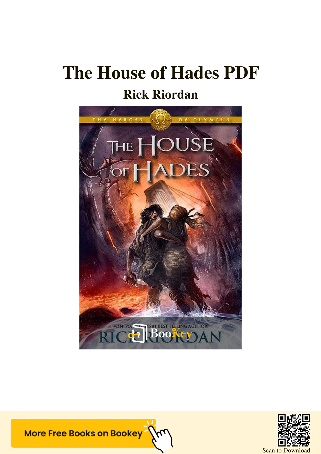 The House Of Hades book cover