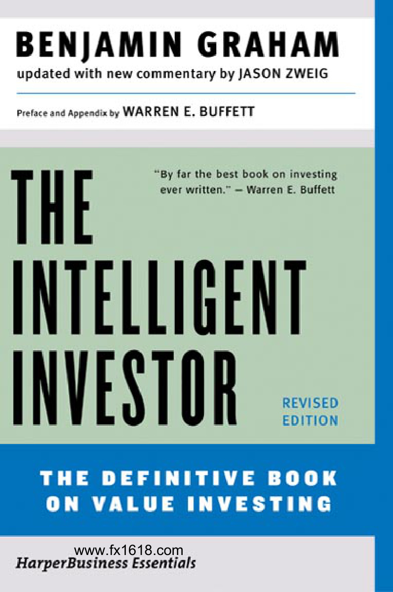 The Intelligent Investor book cover