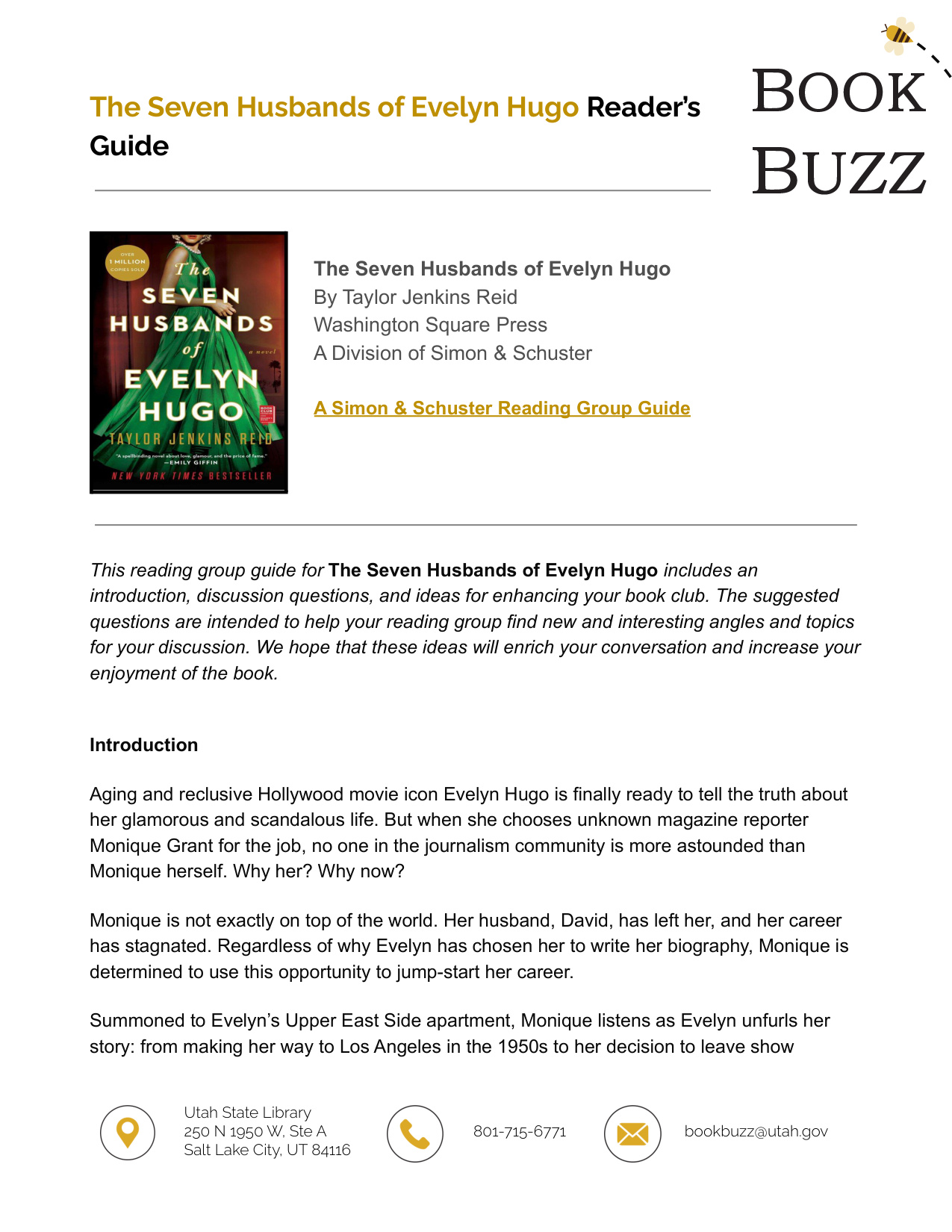 The Seven Husbands Of Evelyn Hugo book cover