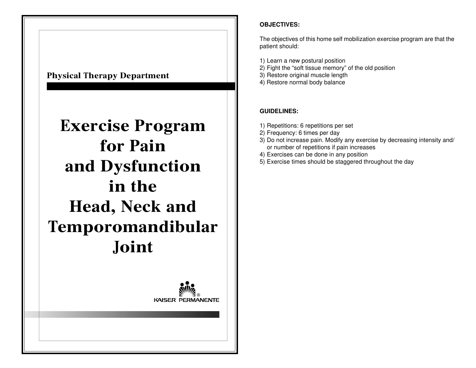 Tmj Exercises book cover
