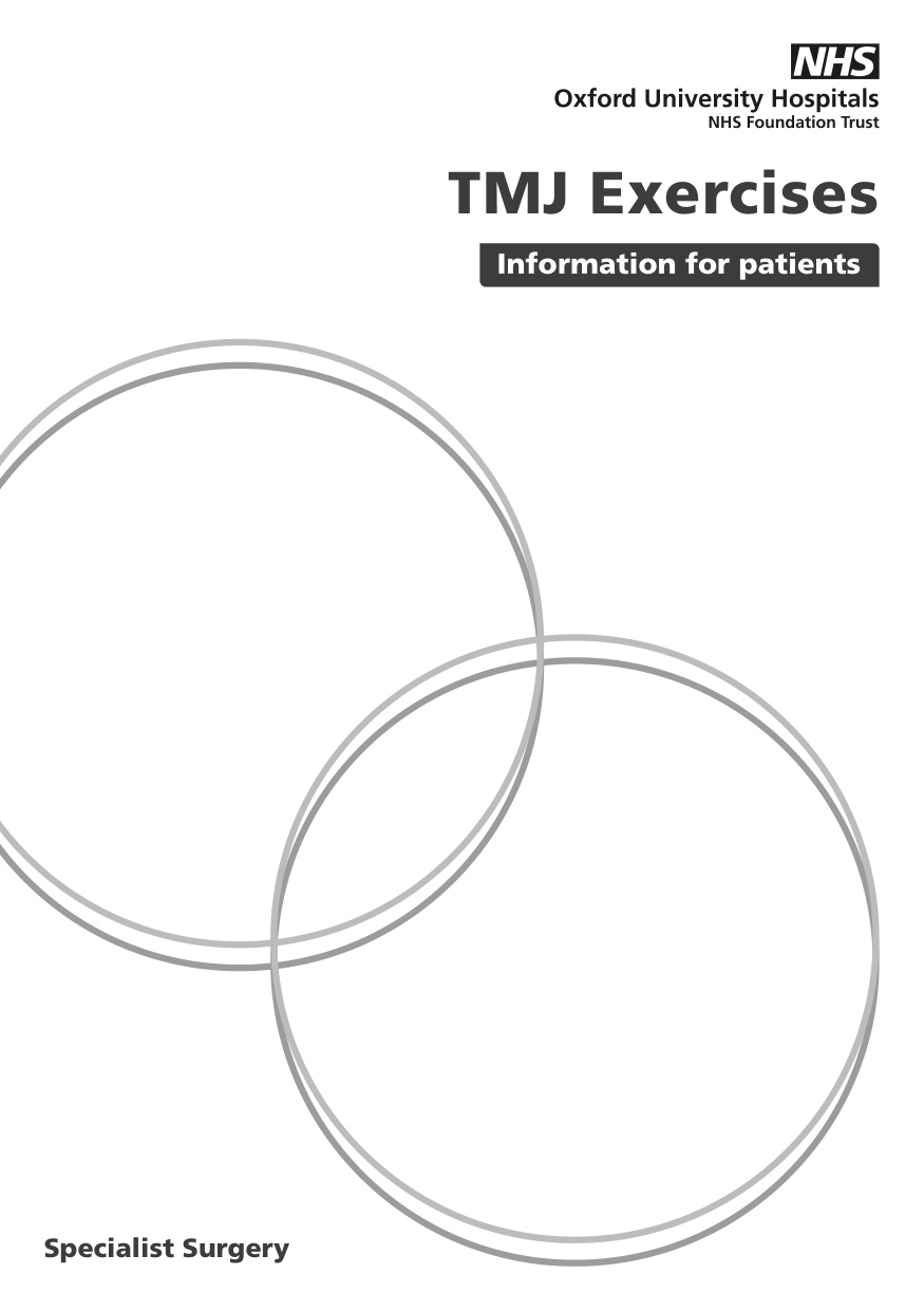 Tmj Stretches book cover