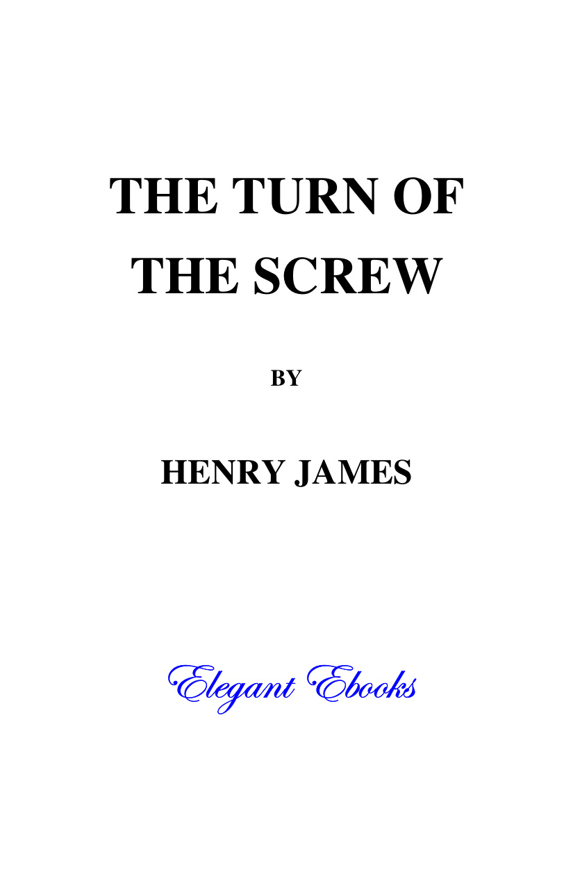 Turn Of The Screw book cover