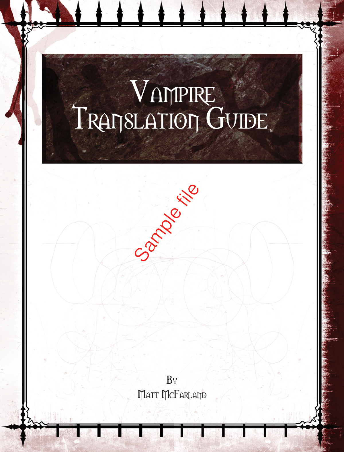 Vampire Translation Guide book cover