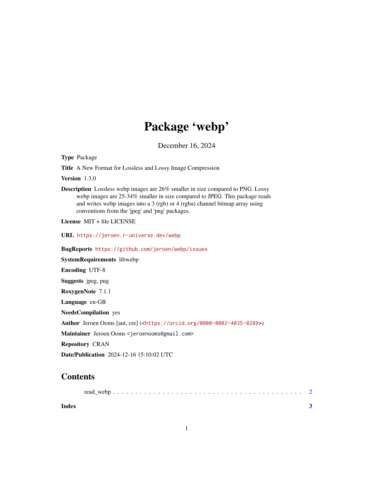 Webp To book cover