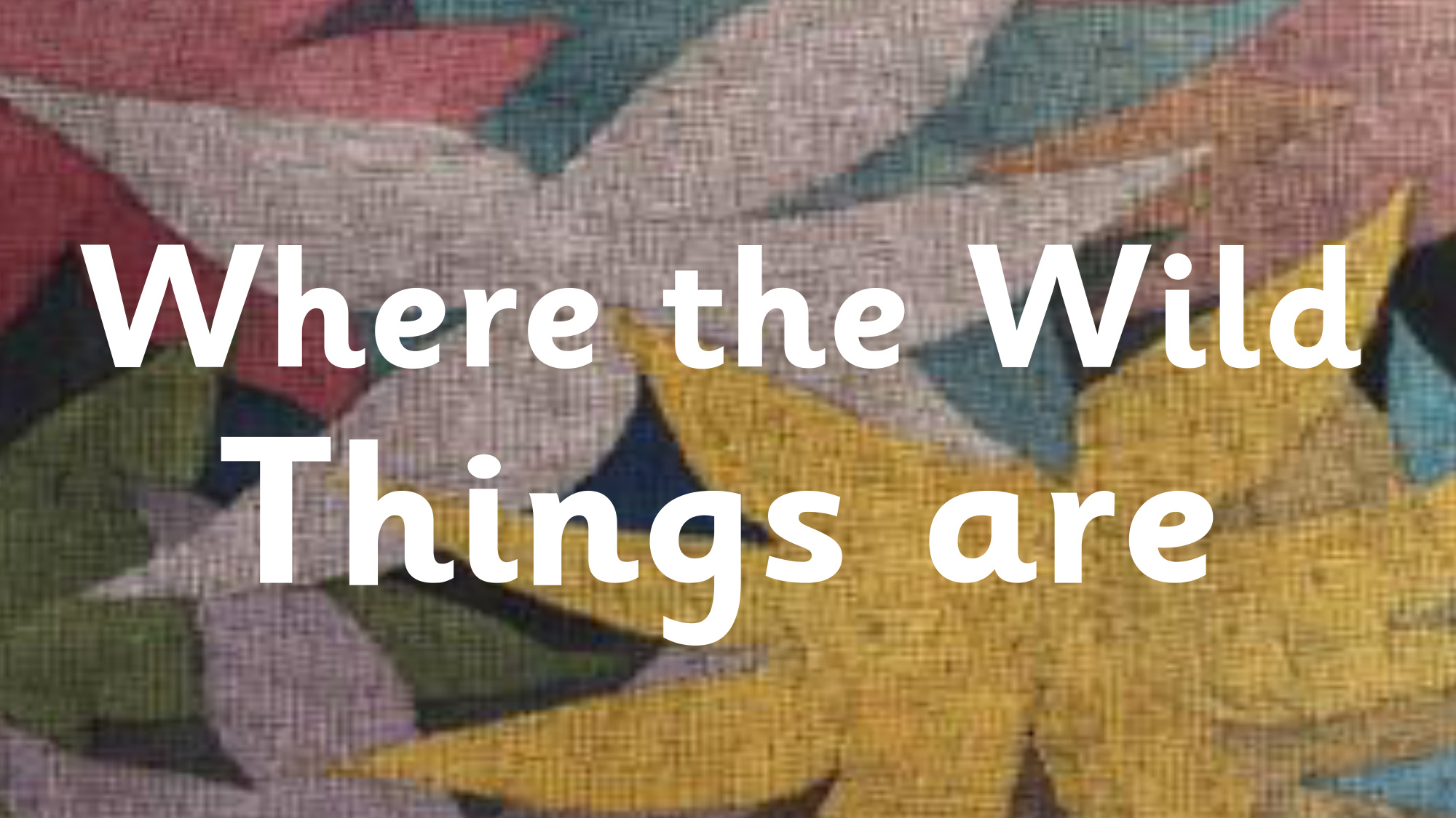 Where The Wild Things Are book cover