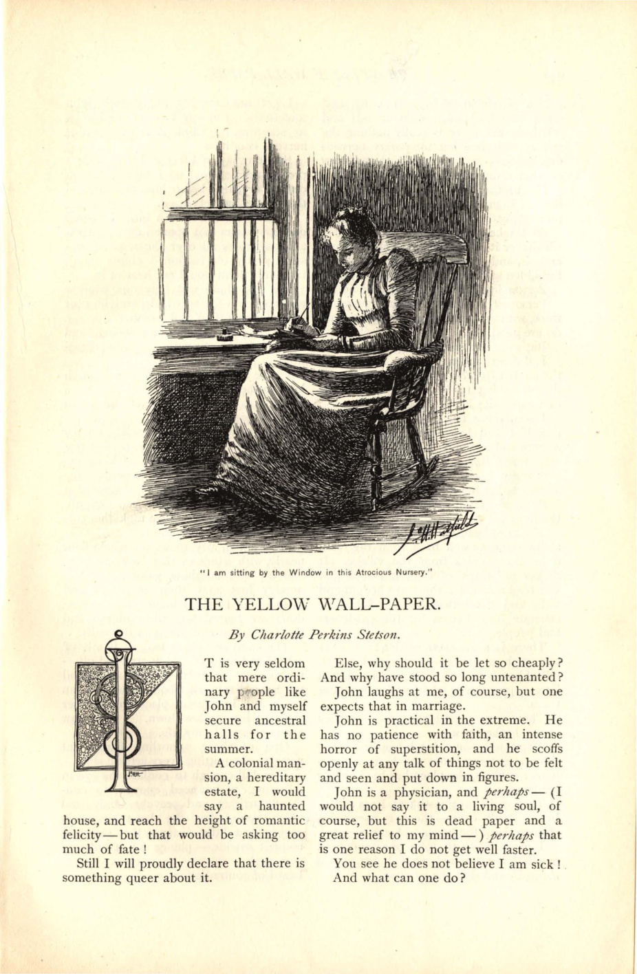 Yellow Wallpaper book cover